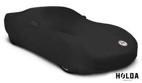 Holda Hdqk2a Superstretch Indoor Black Tailored Car Cover For Chevy Corvette C1 - Bag And Logo