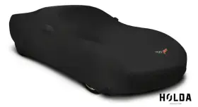 Hqh436 Holda Custom Car Cover Superstretch Black For C6 Corvette 2005-2013
