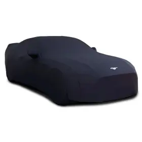Hqweq6 Holda Indoor Car Cover Super Stretch Black With Mustang Logo 2005-2014