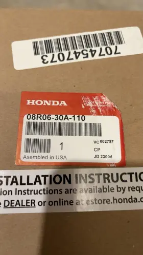 08r06-30a-110 Honda Genuine Hpd Cover Set Non-hybrid 2023-2026 Accord Lx Ex
