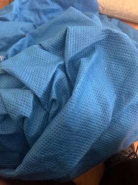 Honda 385293 Light Blue Quilted Car Cover For 92 Civic Lx Sedan With Storage Bag Good Shap