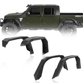 Hooke Road Bxg.7024-s Fender Flares Inners Liner Fit 2020 2021 2022 2023 2024 2025 Jeep Gladiator Jt
