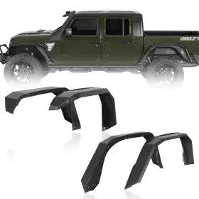 Bxg.7024-s Hooke Road Fender Flares Inners Liner Fit 2020 2021 2022 2023 2024 2025 Jeep Gladiator Jt