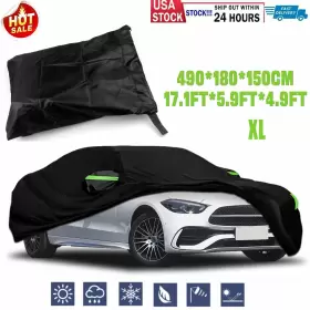 9070833bk Htwon For Lexus Full Car Cover Uv Snow Dust Rain Protection Coat 17.1 5.9 4.9 Ft