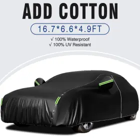 9071090bk Htwon Fit Nissan Full Car Cover 100% Waterproof Top-quality Custom All Weather Uv