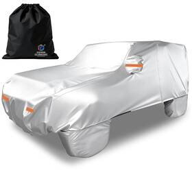 I Cover Cjp404-s Icover Car For Jeep Wrangler 4 Door Reflective Silver