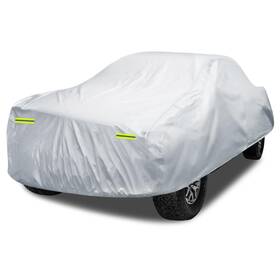 Iautaxesoriz Mgv2482 Truck Cover Waterproof All Weather Fit T3 Length Up To 240 Inch Silver F150