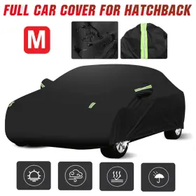 190t Jamesvan 763475068875 Universal Hatchback Car Cover Waterproof Polyester All Weather