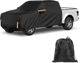 A1306-03106-bk Joytutus Super Crew Cab Car Cover Compatible With 2015-2023 F150 Cotton Inne