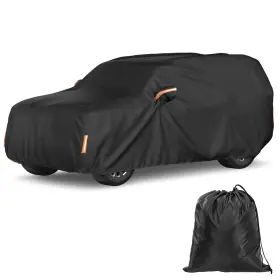 A1306-03107-bk Joytutus Large Suvs Car Cover For Length From 190 Inch To 201 Cotton Inner Outd