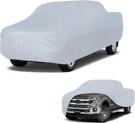 Tc-grey-250 K-musculo Truck Cover Waterproof All Weather Heavy Duty Outdoor Pickup