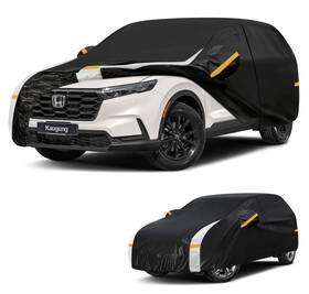 Kaugung Kau-us-cc-pe-bkgy-yl-2 10 Layers Car Cover For Automobiles Waterproof All Weather Full Exterior Cov