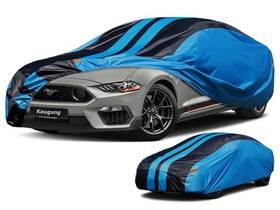 Kaugung Yt-190t-3xl-ford Car Cover Waterproof Custom Fit Sedan Ford Mustang 1993-2025 Black
