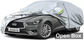 Yt-yg-3xl-infiniti Kaugung Q50 6 Layers Waterproof Car Cover Silver