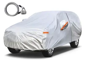 Kayme 750153306466 Suv Car Cover Waterproof All Weather With Lock And Zipper Outdoor Sun