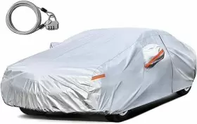 Cc-dl-3l Kayme Car Cover Waterproof Outdoor Sun Uv Rain Protection 176 To 184 Inch