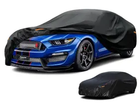 Cc-pe-3xl-we Kayme 7 Layers Car Cover Waterproof All Weather For Automobiles Outdoor Full