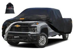 Cc-pe-pk-xxxl-0 Kayme Full Size Truck Cover Waterproof All Weather Heavy Duty Outdoor Pickup