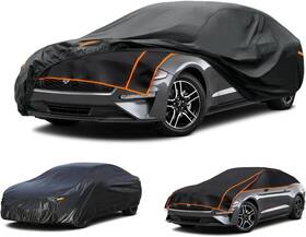 Kayme Ka-us-cc-evape-bkyw-3xl Hail Protector Car Cover Full Waterproof Custom Fit Sedan B4-1 186-193 Inch