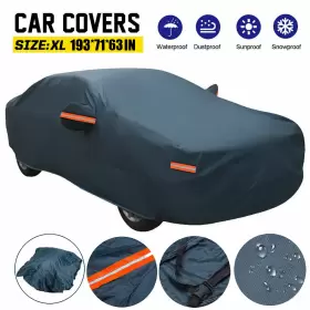 Iho0656386356153ru Kkmoon Xl Waterproof Full Car Cover Rain Uv Resistant Protection For All Weather W0i1