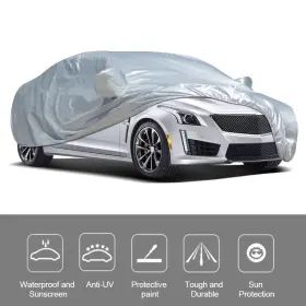 K1333xl Kkmoon Xl Universal Rain Snow Dust Resistant Full Car Cover Open Box