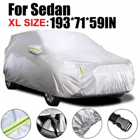 Oio7194218705255va Kkmoon Xl Full Car Cover All Weather Snow Waterproof Dust Uv Resistant Protection Y8d5