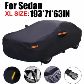 V6v6 Kkmoon Qzt4717736187125wv Xl Waterproof Full Car Cover Rain Uv Resistant Protection For All Weather