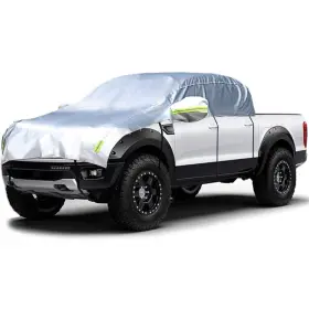 Konnfeir 738627593987 Half Car Cover All Weather Body Sunshade Snow Waterproo
