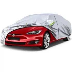 B09r25kpw1 Koukou 6 Layers Car Cover Custom Fit Tesla Model S From 2012 To 2024 Waterproof Weather