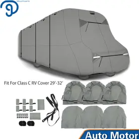 Lp652248ks Labwork For 29ft-32ft Class C Rv Cover Storage Motorhome Trailer Camper Anti-uv 4 Layers
