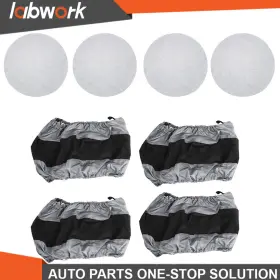 Tl29772q Labwork For 22 Inch -31 Tyre Bags Package Of 4 Gray With Black Handle 600d