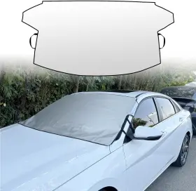 Ld00474 Lanzmyan Front Windshield Car Window Sun Protector For All Season Winter &