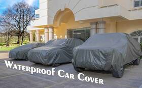 Leader Accessories 1270146 Suv Car Cover Waterproof All Weather Zipper 187 Inch Lx73 Wx70 H