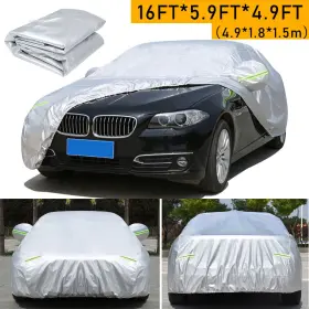 Qv78oikchejkj Led-superstore68 190t Xxl Waterproof Full Car Cover Rain Uv Resistant Protection For All Weather