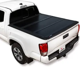 Hf350m Leer 631286 Tri-fold Hard Tonneau Cover For 16-23 Tacoma 5ft 2 Inch Bed With Track