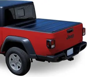 Hf650m Leer 650319 Quad-fold Hard Tonneau Cover For 20-24 Gladiator 5ft Bed