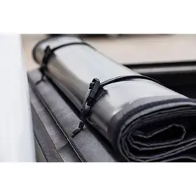 610117 Leer 812227028381 Sr250 Soft Rolling Tonneau Cover Fits Dodge Ram 2009-2018 5ft7 Inch Bed