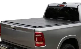 B1040059 Lomax Tri-fold Hard Cover For 19-24 Ram 1500 5ft 7 Inch Box With Mf Tailgate