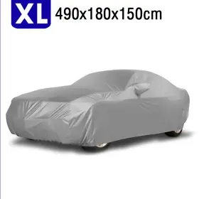 Hy004424-xl Mag Full Car Cover Outdoor Waterproof Sun All Weather Protection 210t 193 Inch X71 X59