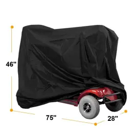 Hy009223 Mag 55/67/75 Inch Heavy Duty Mobility Scooter Cover Waterproof Wheelchair Rain Protector