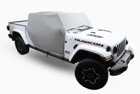 11110709 Mastertop Cab Cover Gray Denim For 20-24 Jeep Gladiator 4dr Removed