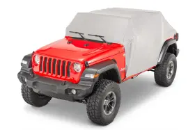 11120609 Mastertop 5 Layer Full Door Cab Cover Gray For 18-24 Wrangler Jlu 4dr