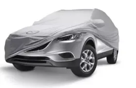 0000-8j-n05 Mazda Genuine Car Cover - Silver Polyester