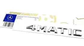 Mercedes-benz 167 817 60 00 Amg Biturbo 4matic Emblem Rear Star Logo Badge Letters Genuine Oem
