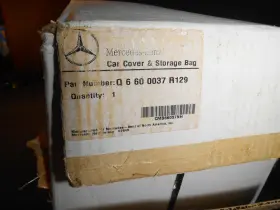 Q86600037r129 Mercedes Oem Sl Class Roadster Cover. Noah Q6600037r129. With Logo Bag. 88-2001