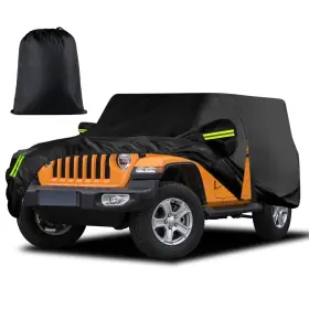 G0y39 Migaven Waterproof Car Cover For Jeep Wrangler 2 Door 1987-2025 Jk Jl Cj Yj Tj Outdoo