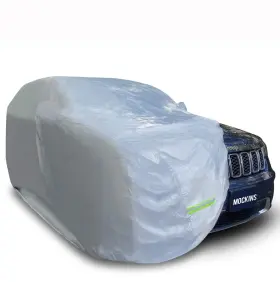 190t Mockins 819867022335 182 Inch X 74 68 Silver Polyester Suv Car Cover Waterproof All Weather