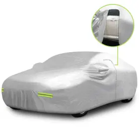 Mockins 819867023868 190 Inch X 75 60 Water Resistant Car Cover With Zipper Opening