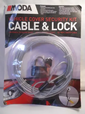 Moda 715928901000 Coverking Car Cover Cable And Lock 90 Inch 2 Keys