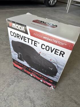 Moda Stretch Eos-hm3uvj For 14-19 Corvette C7 Emblem Logo Black Car Cover And Storage Bag